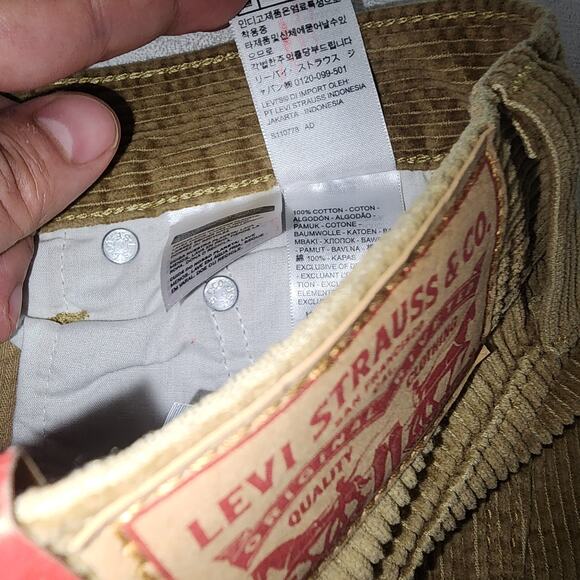 Levi's low pro straight corduroy pants waist 27'' length 30'' - Picture 4 of 6